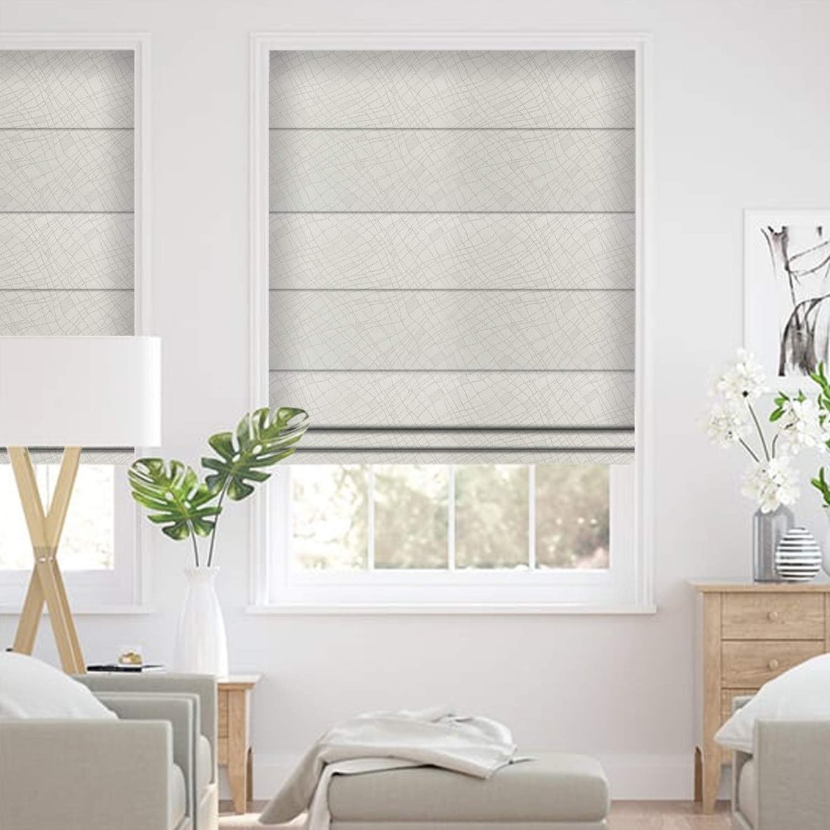 Римские шторы из льна