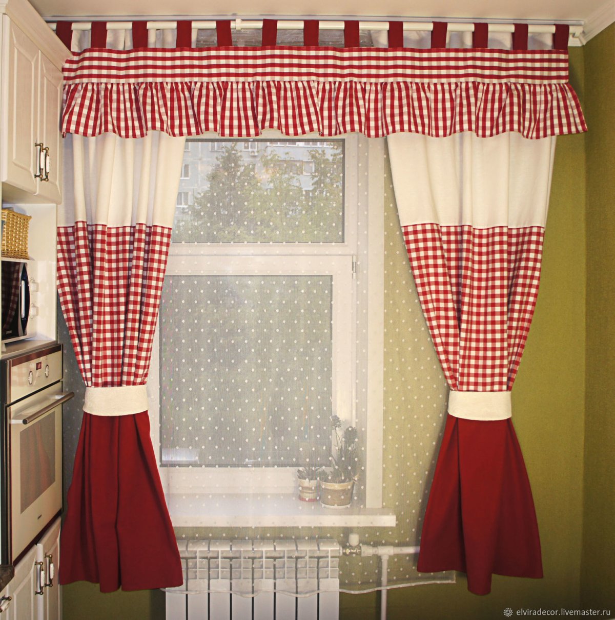 Шторы для дачи в деревенском стиле