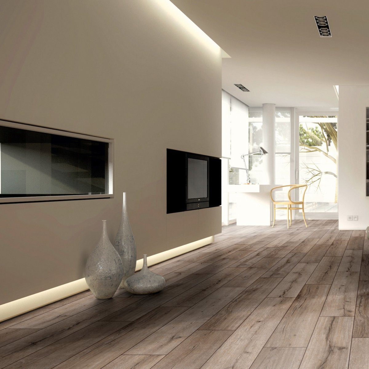 Ламинат Манхеттен серый