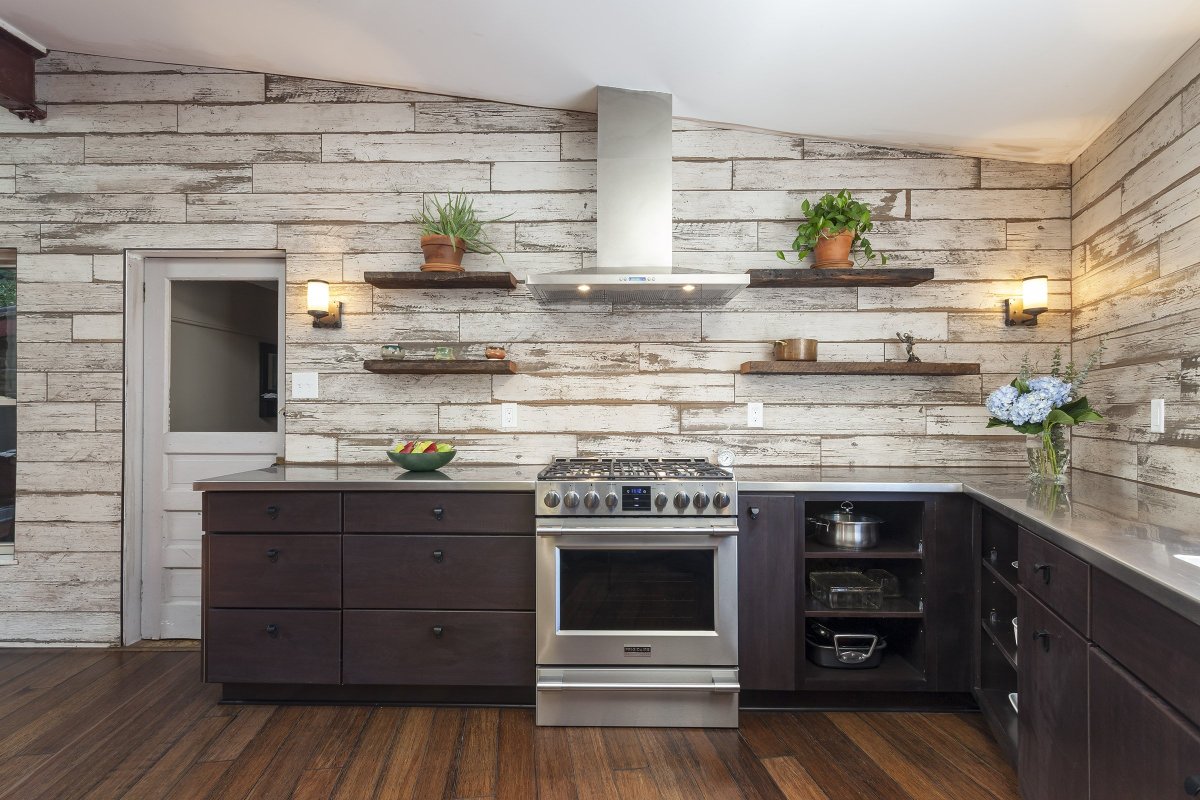 Кухонный фартук из ламината