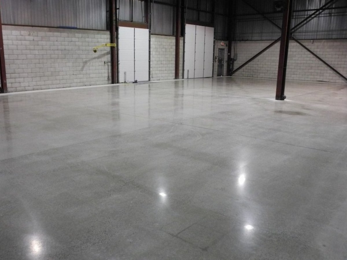 Топинговый бетонный пол