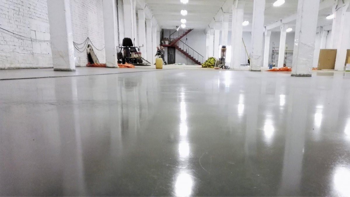 Железнение бетонного покрытия