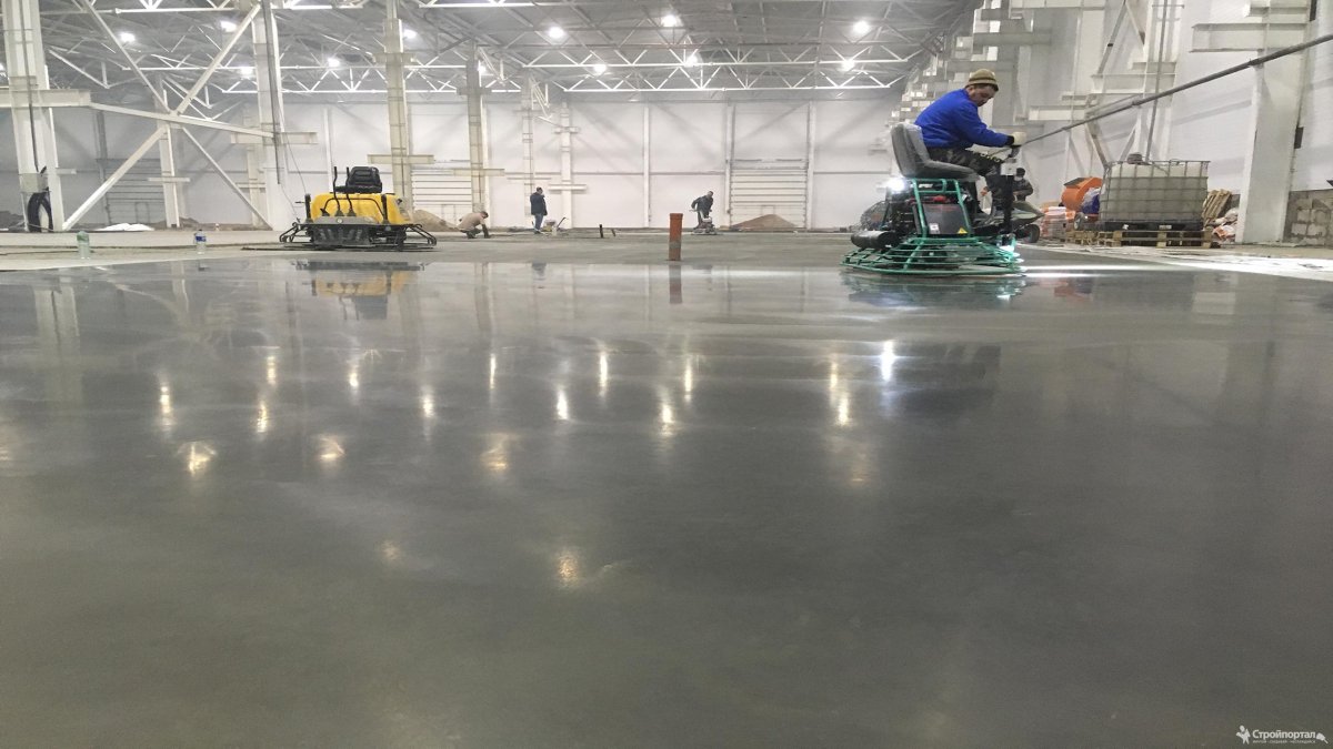 Промышленные топпинговые полы