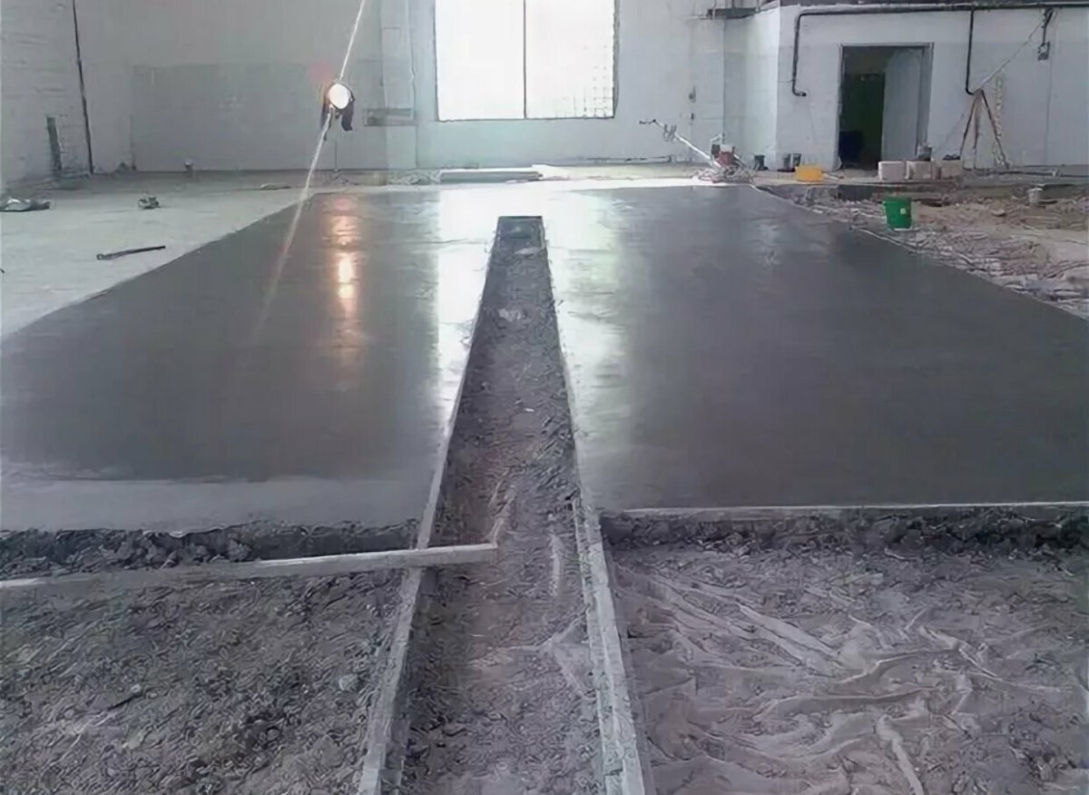 Стяжка из бетона в25