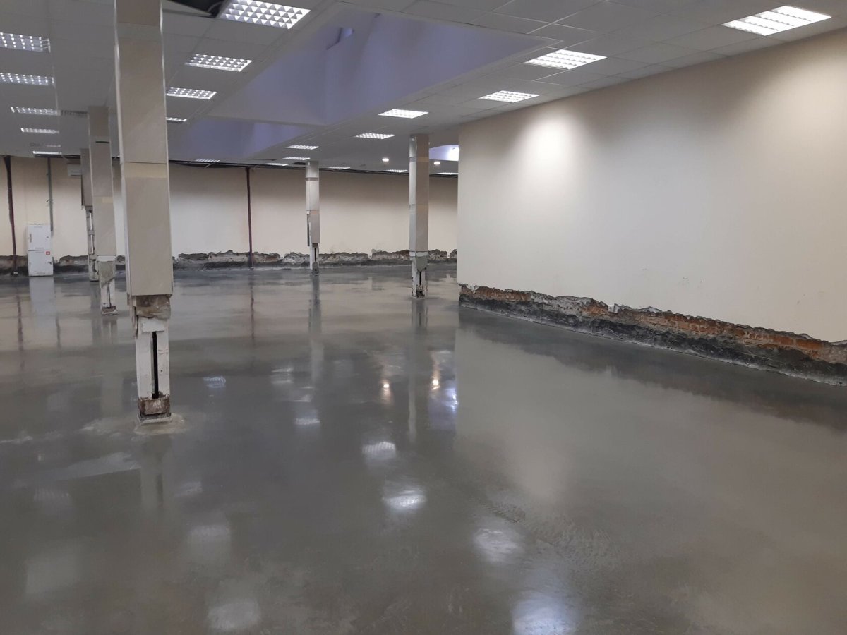 Стяжка промышленных полов