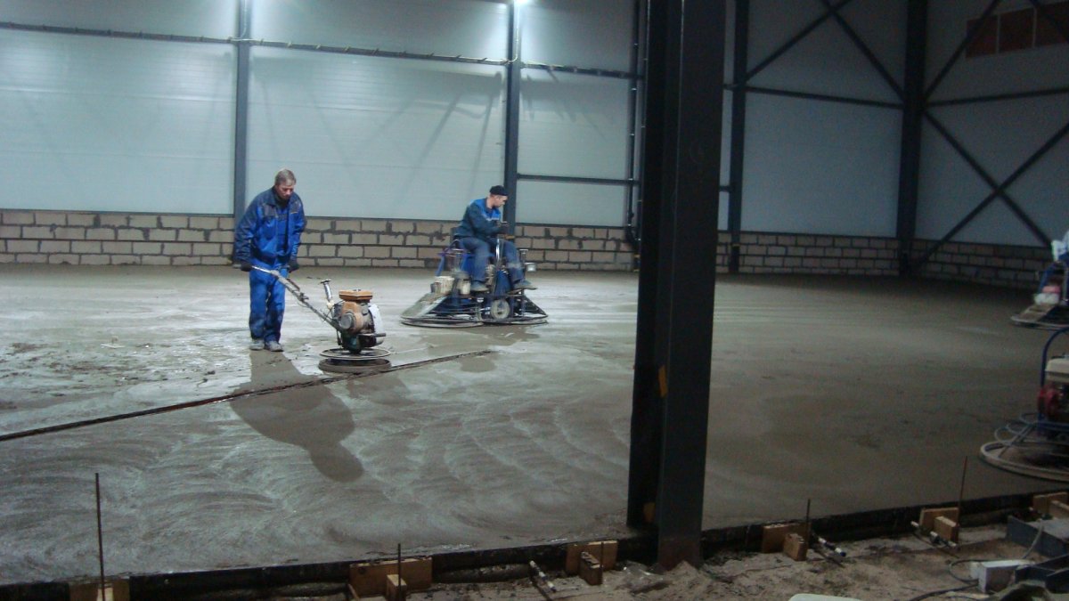 Промышленные полы топпинг