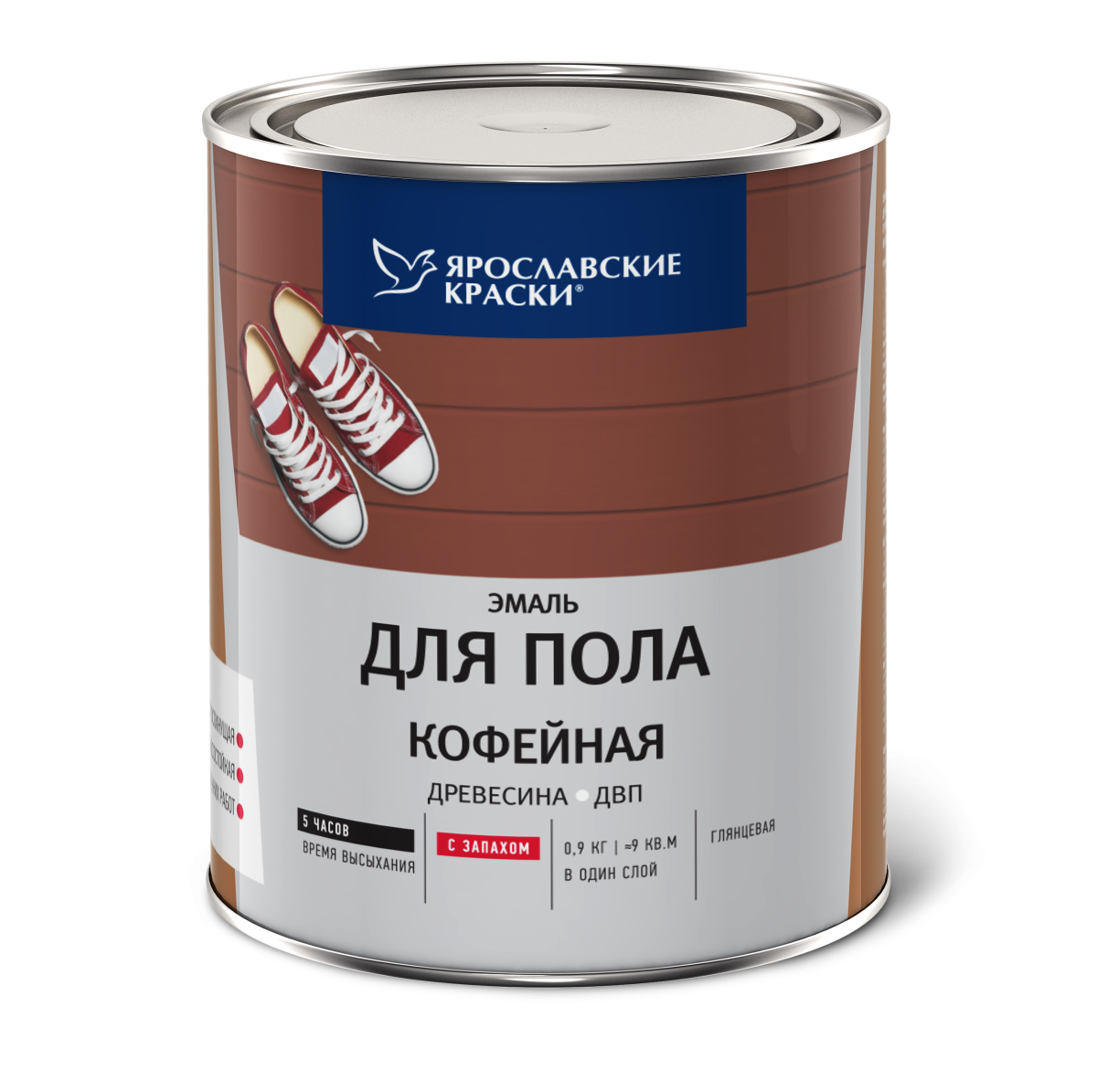 Ярославские краски эмаль для пола кофейная