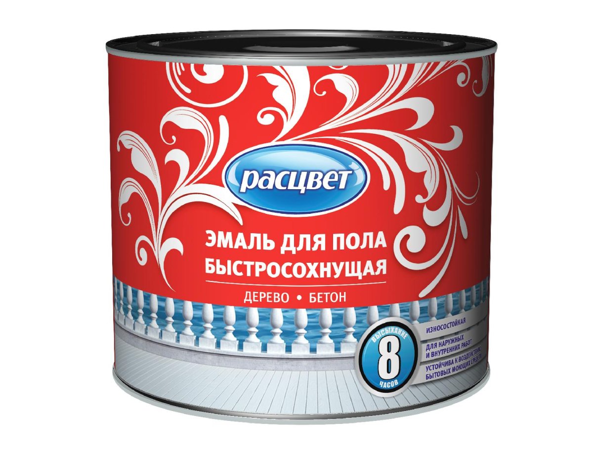 Эмаль для пола золотистая ПФ-266 Расцвет