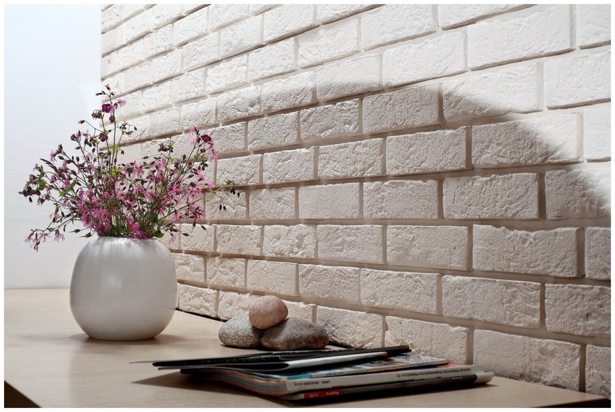 3d cамоклеющиеся панели "кирпич Оникс" (Brick Beige-White)