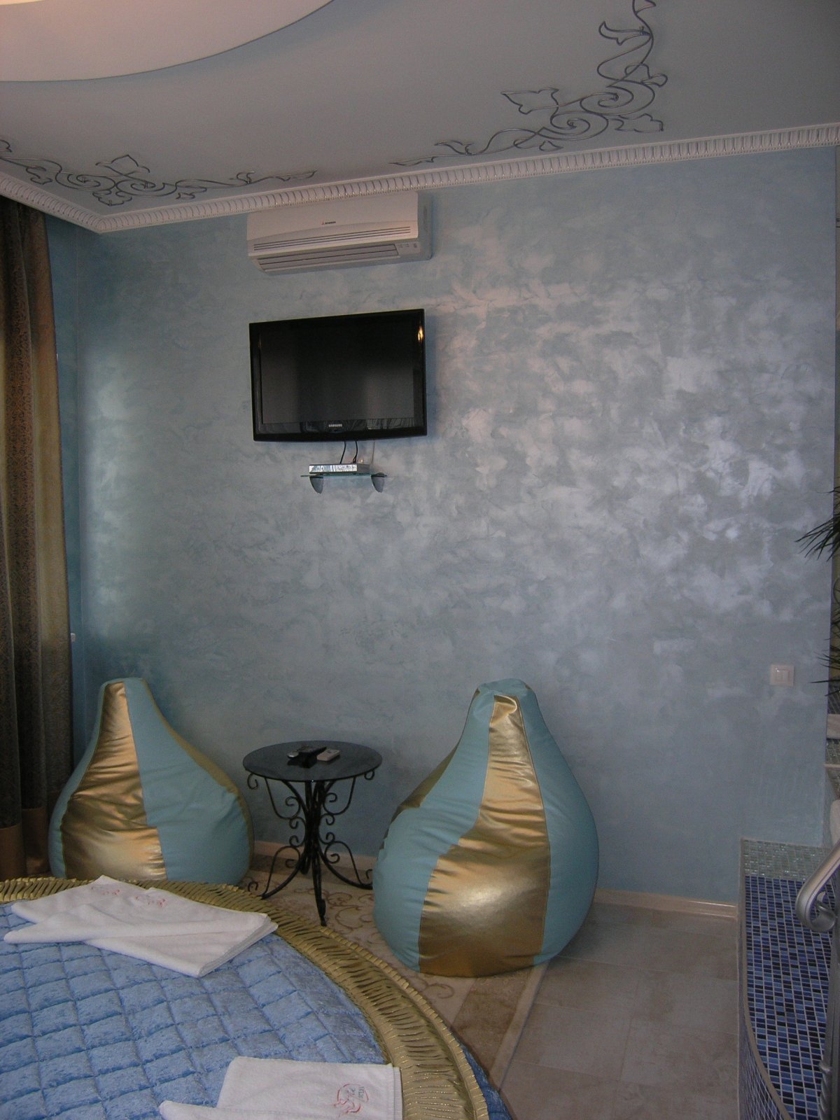 Венецианская штукатурка бирюзовая