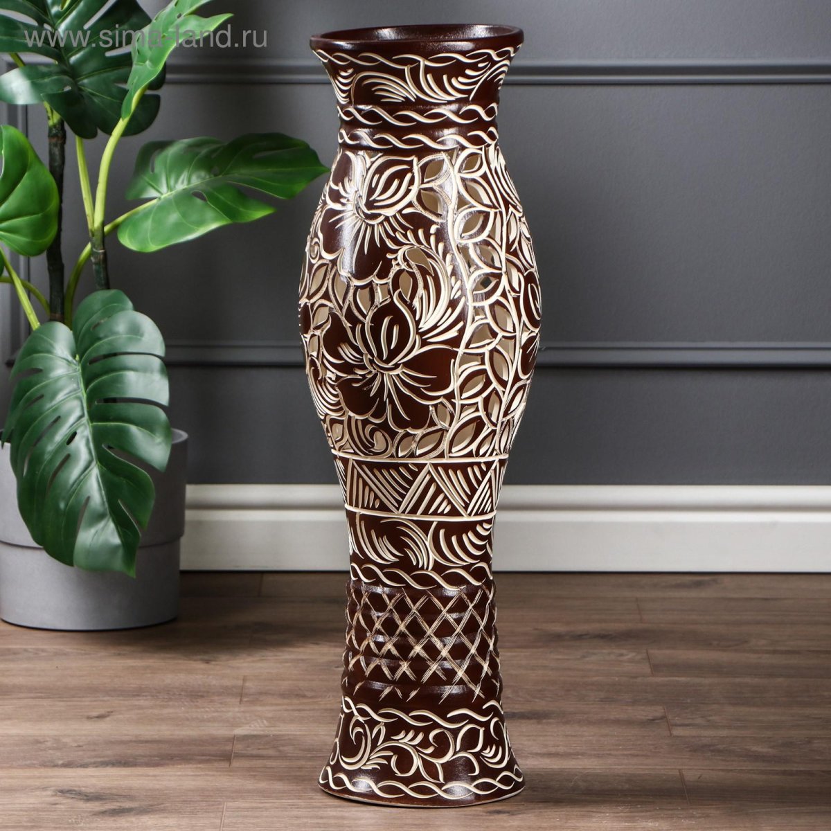 Интерьерные вазы напольные