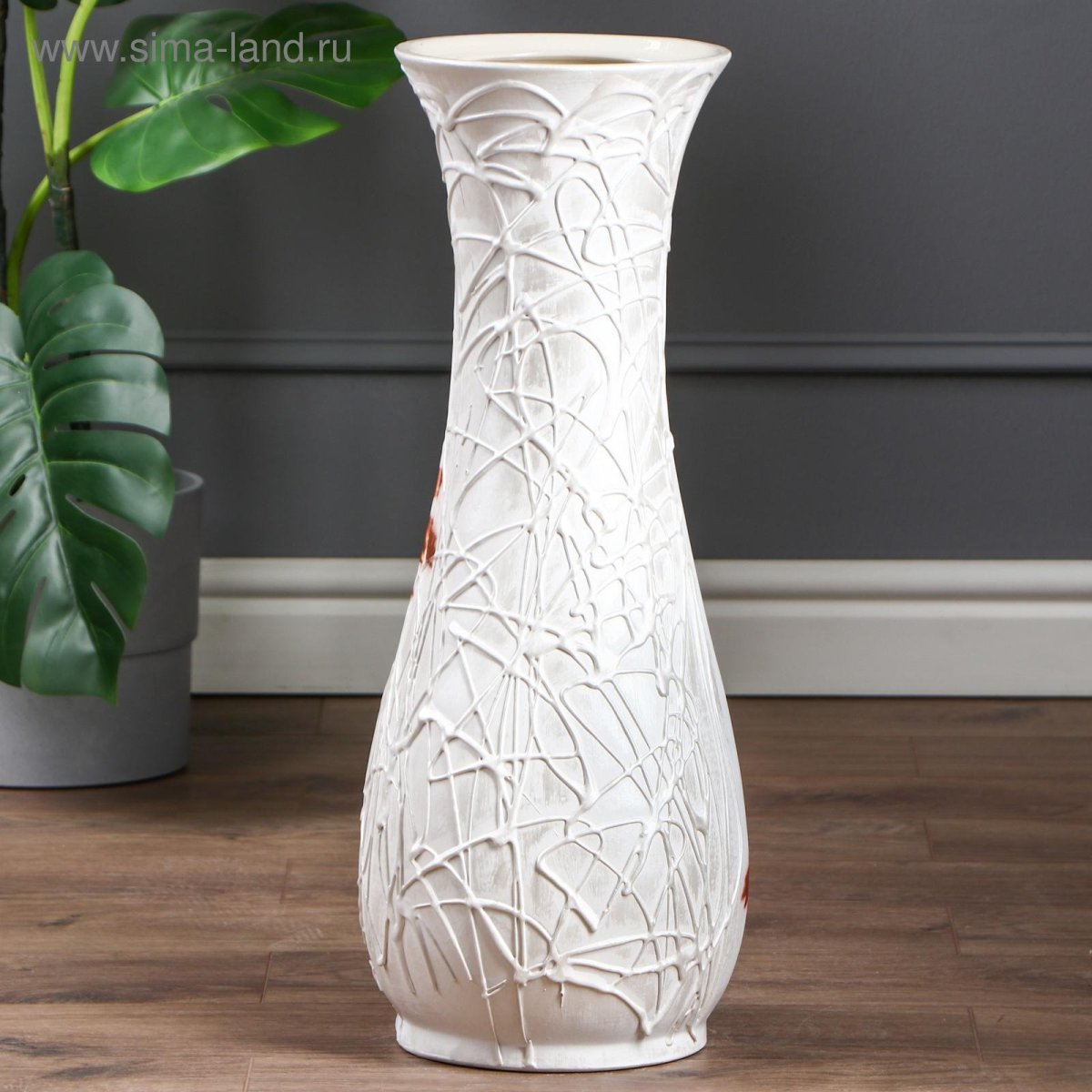 Ваза Виктория h-60см керамика 35819