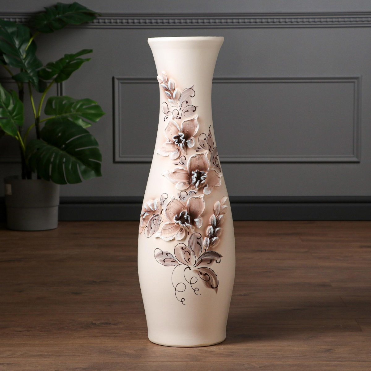 Напольные вазы для интерьера