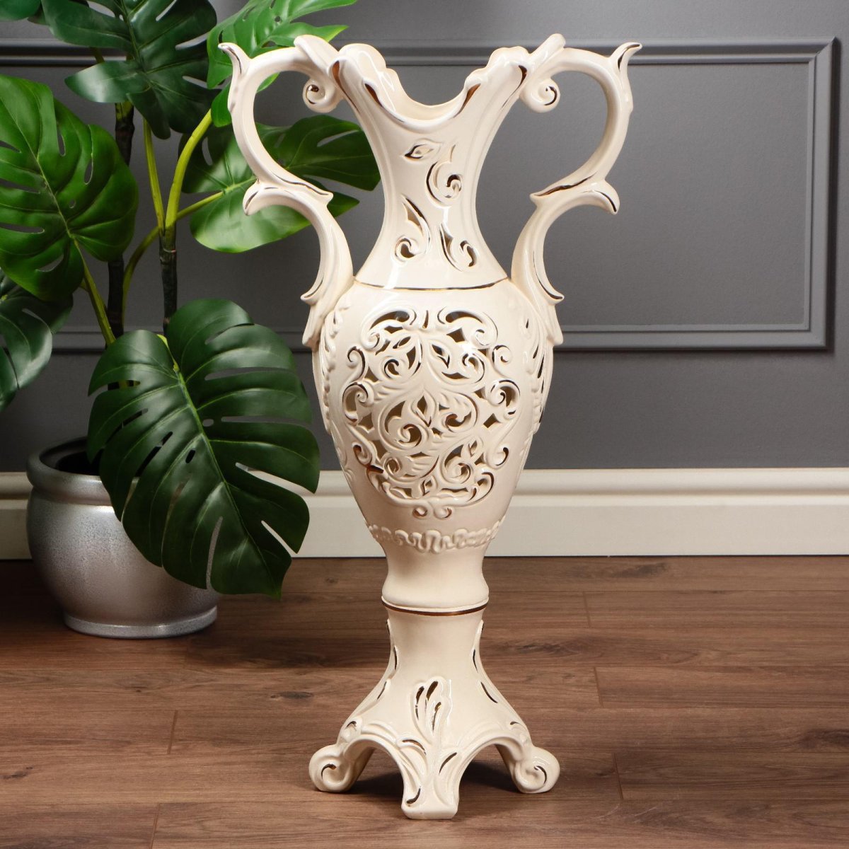 Керамические напольные вазы