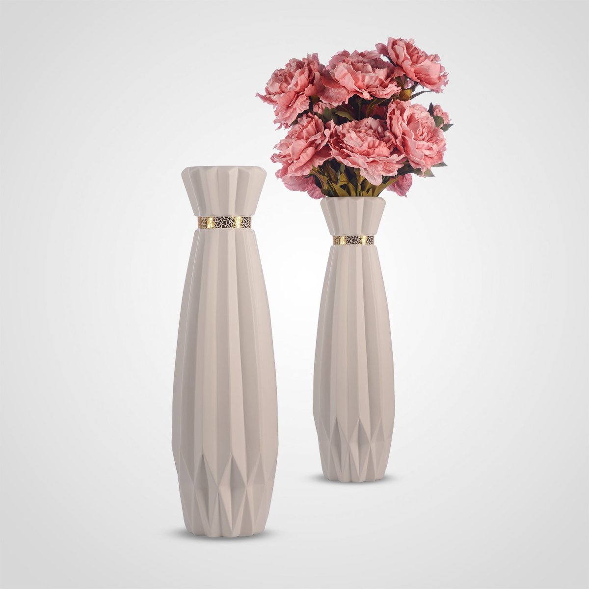 Напольные вазы для интерьера высокие