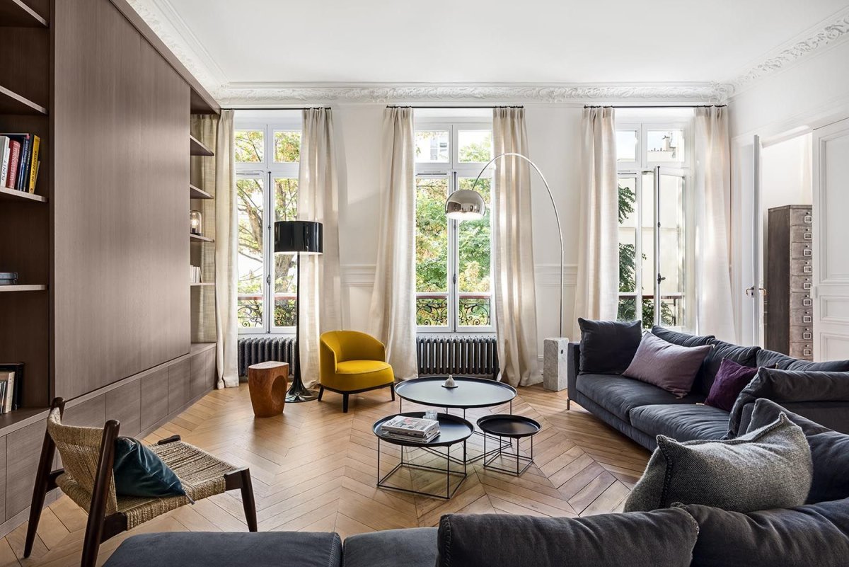 Французские квартиры интерьер обычных людей