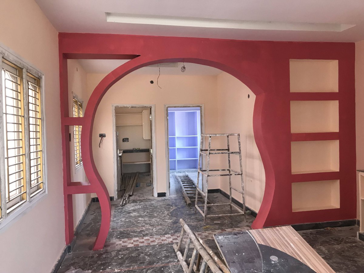 Фигурные перегородки из гипсокартона