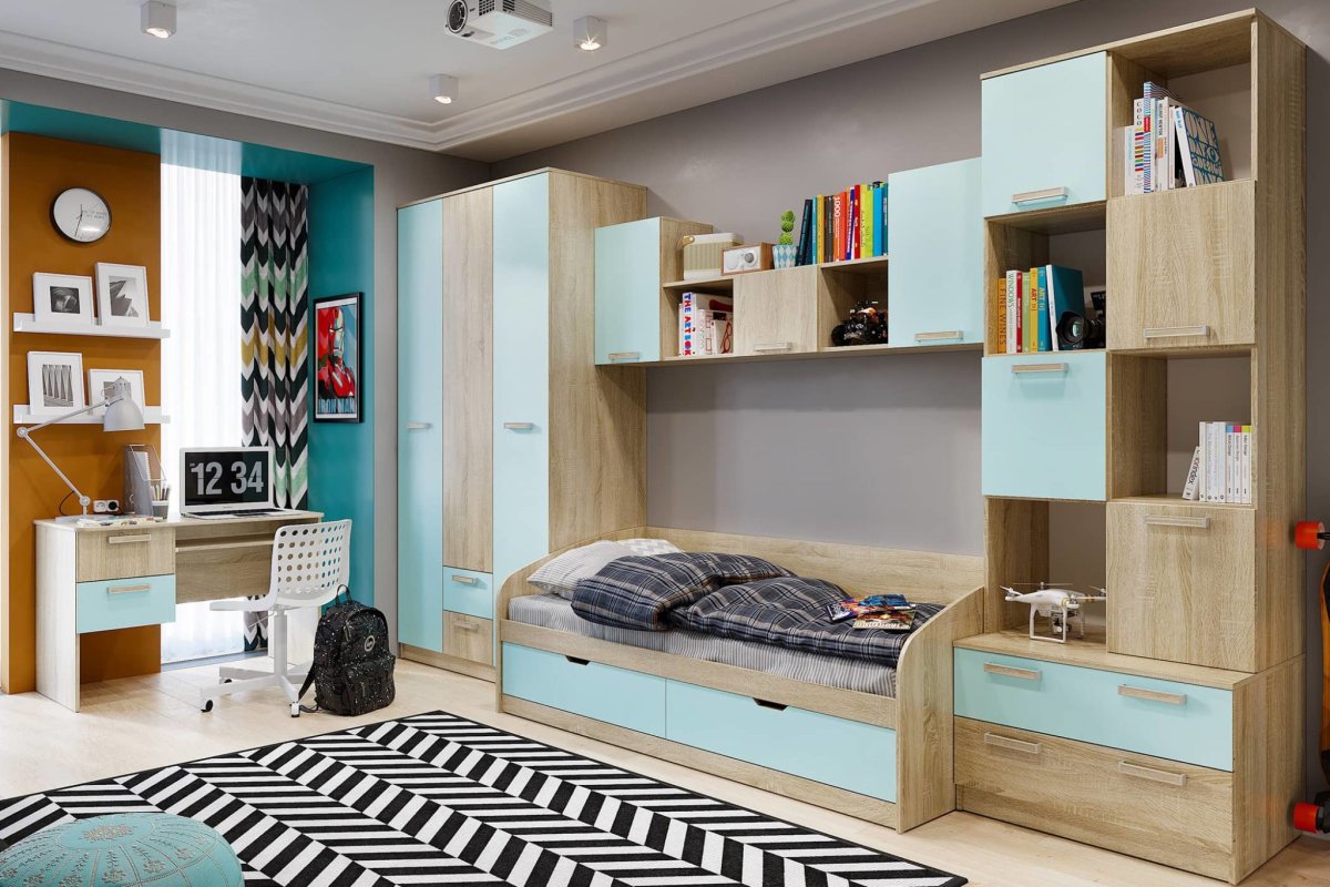 Сильва акварель детская мебель