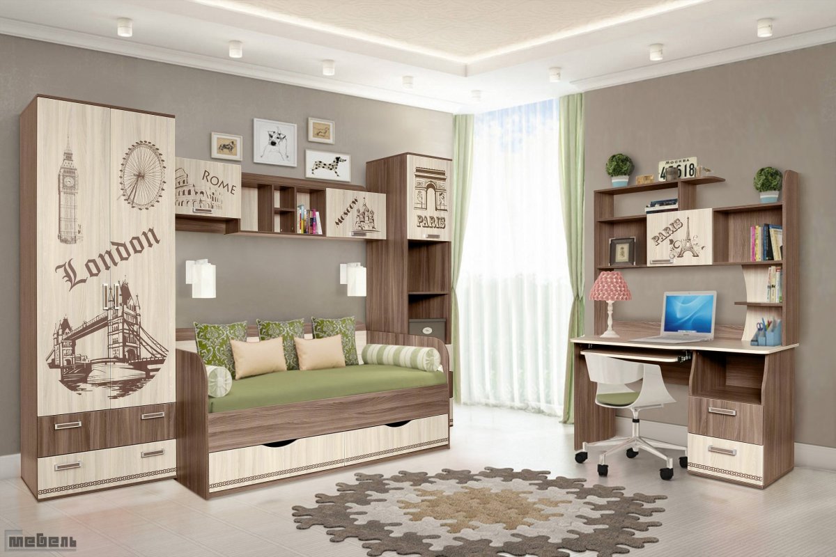 Детская ясень шимо светлый и темный