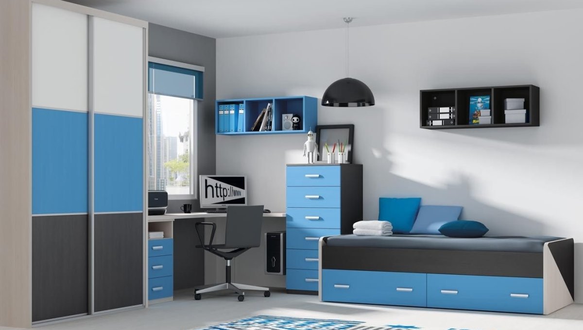 Мебель в комнату для подростка мальчика