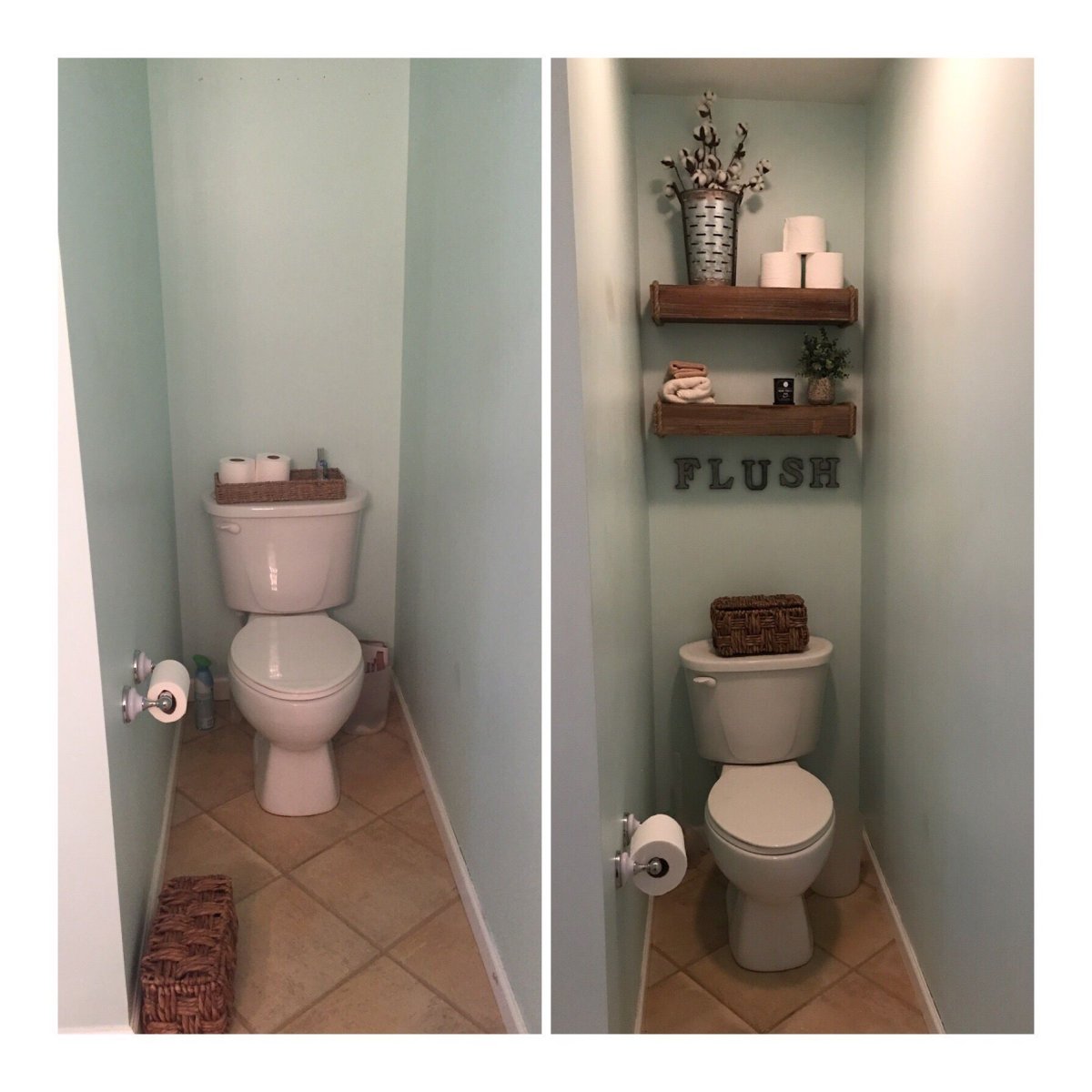 Полочки в туалете