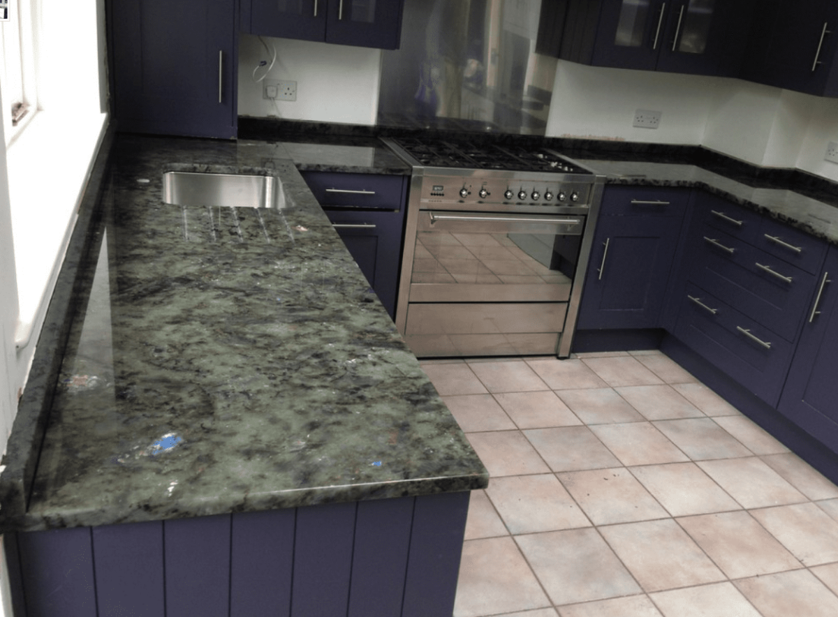 Лабрадорит столешница Мадагаскар