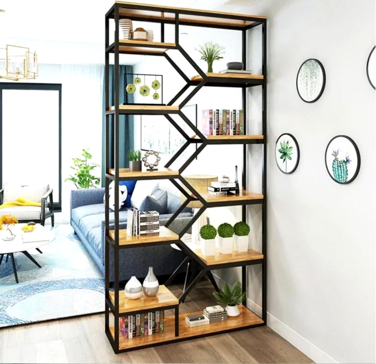 Стеллаж в стиле лофт икеа