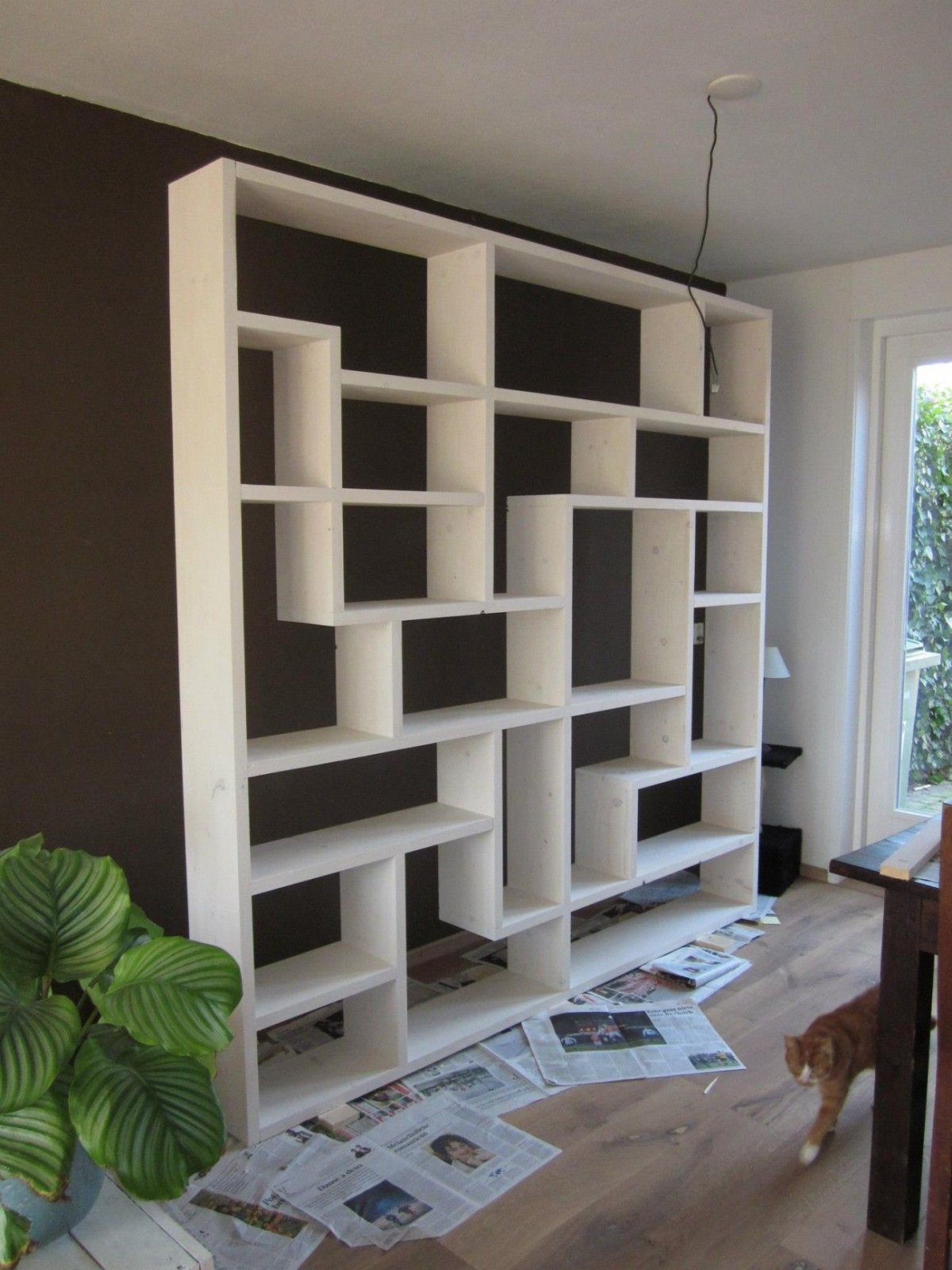 Межкомнатные полки перегородки