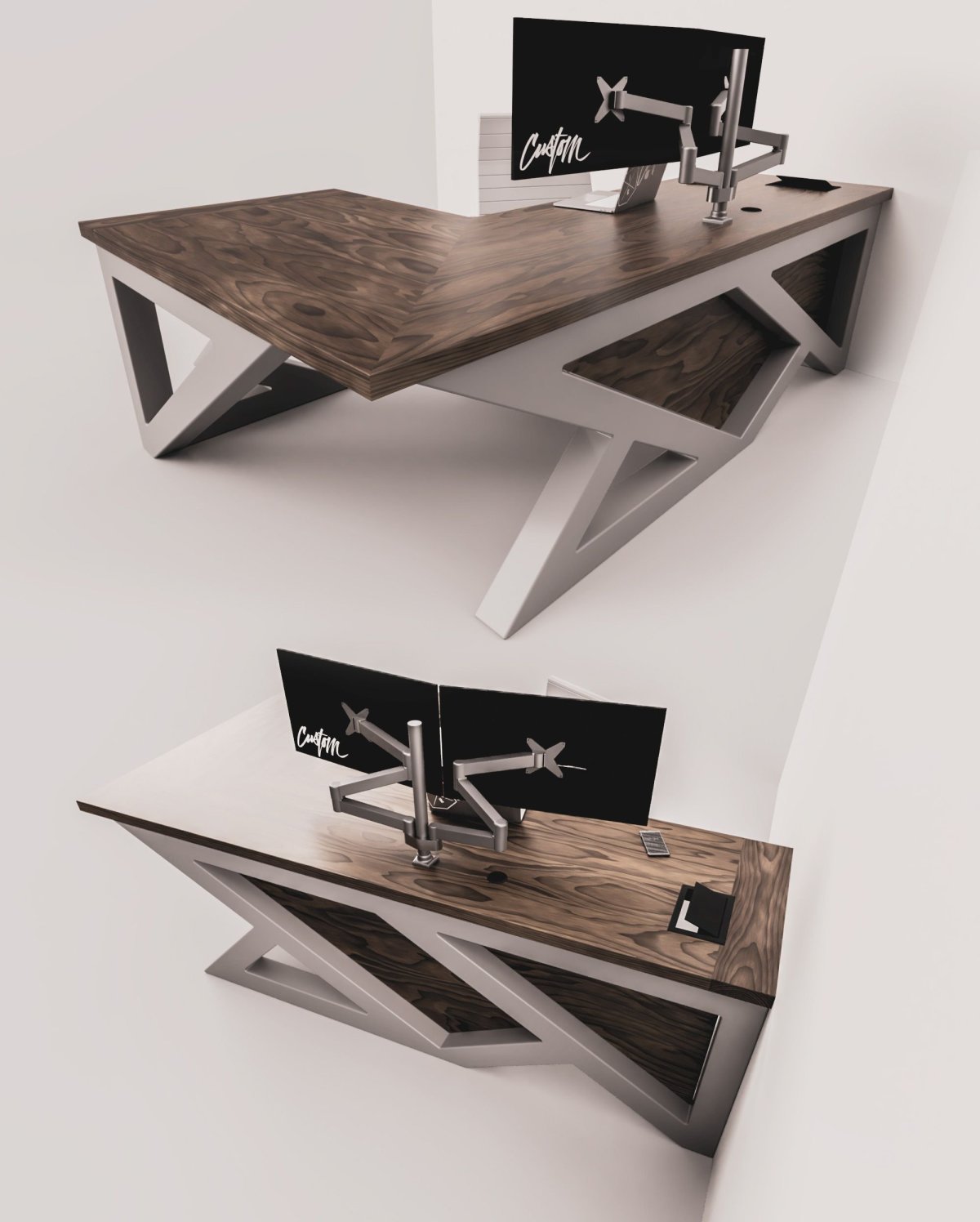 Компьютерный стол лофт Индастриал