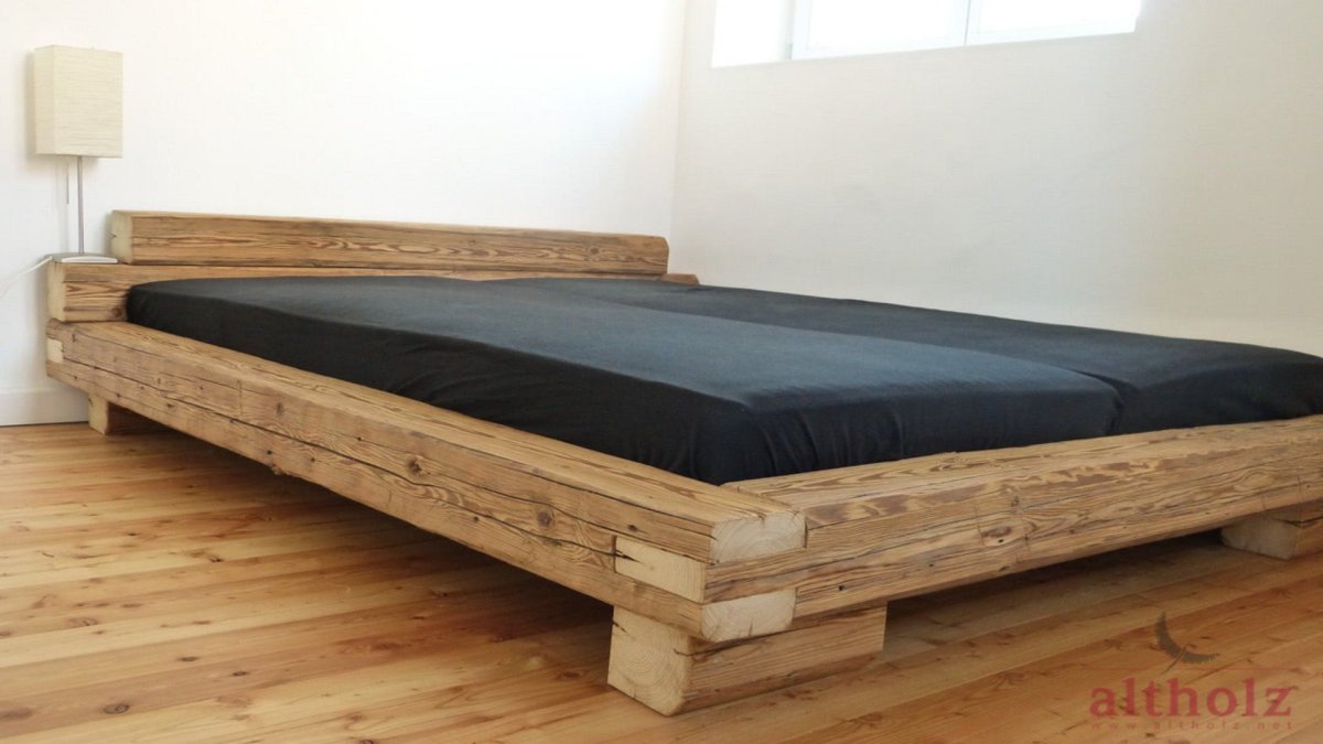 Необычные кровати из дерева