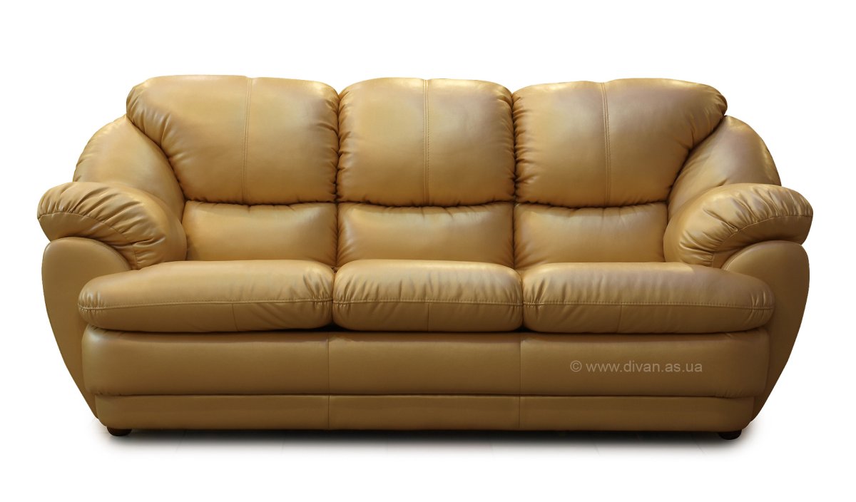 Очень мягкий кожаный диван