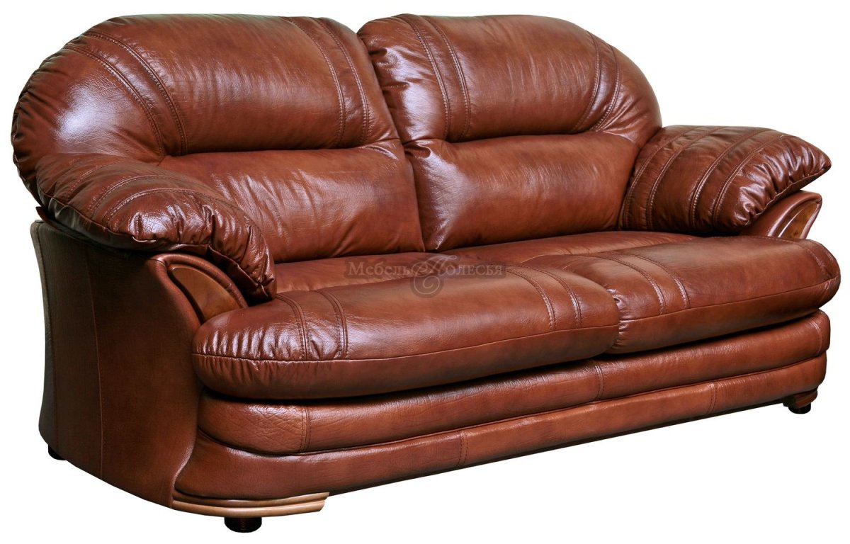 Кожаный диван Фабио Пинскдрев