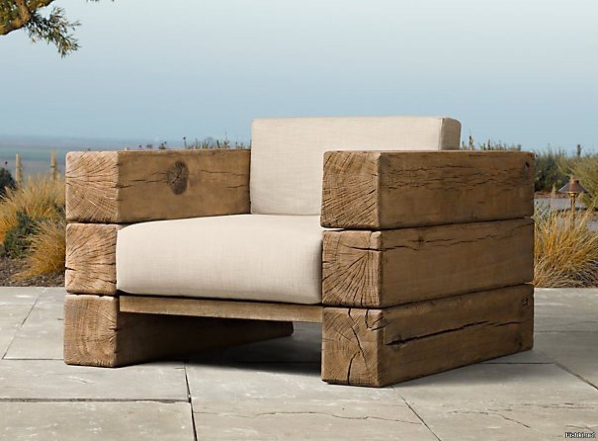 Кресло в эко стиле