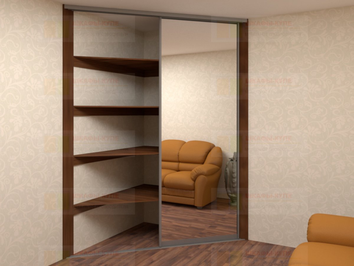 Угловые встроенные шкафы купе