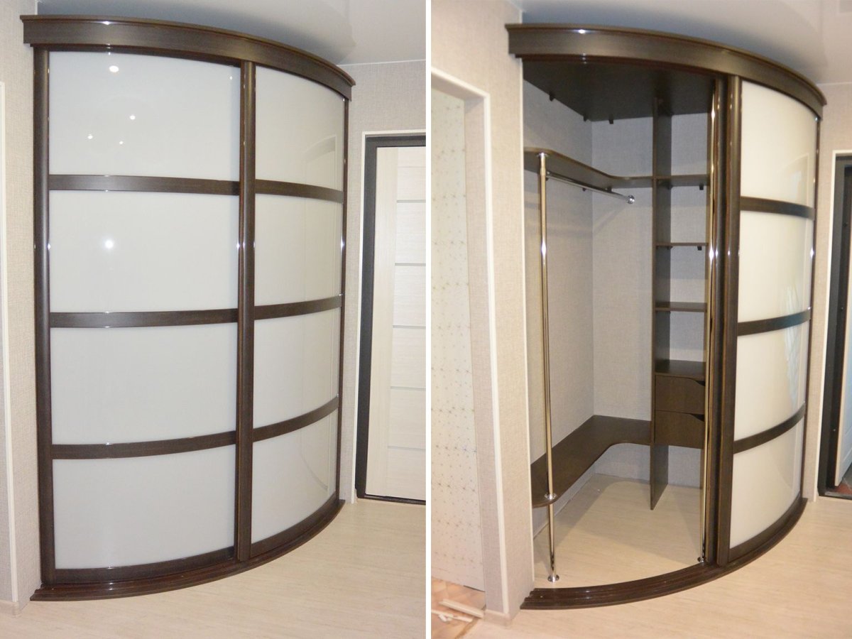 Радиусный шкаф купе Радион