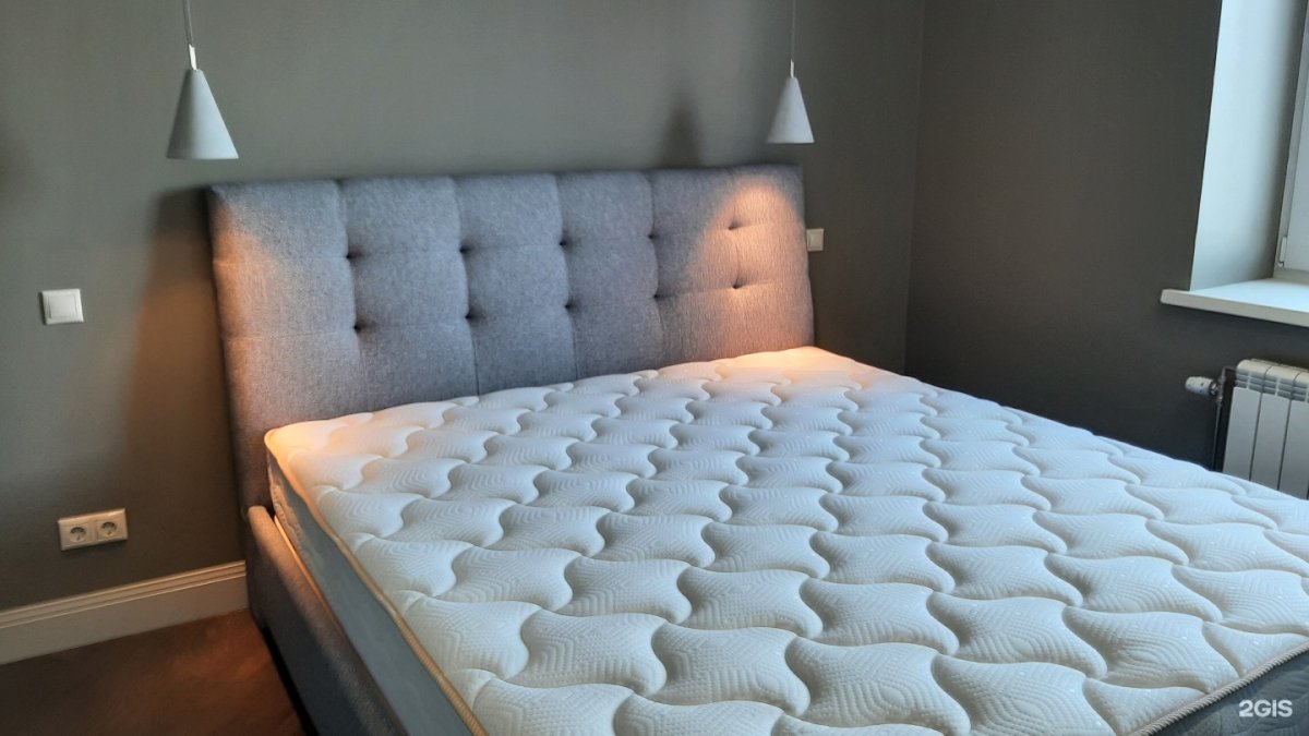 Кровать с мягкими бортами двуспальная