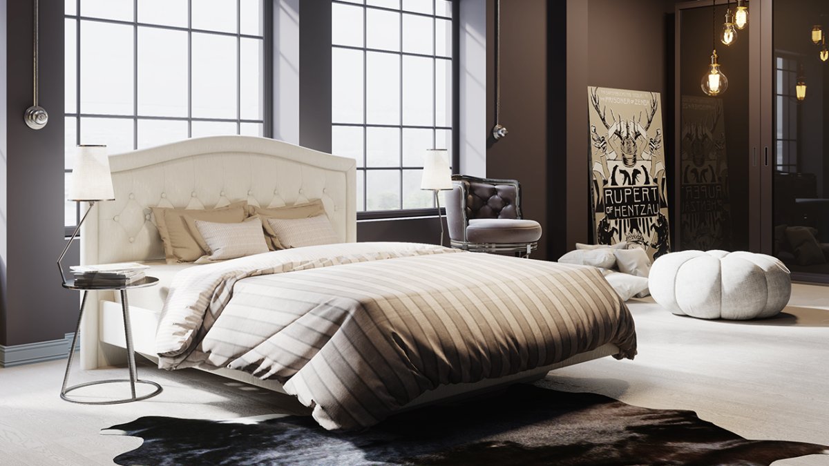 ТРИЯ Адель кровать с мягкой