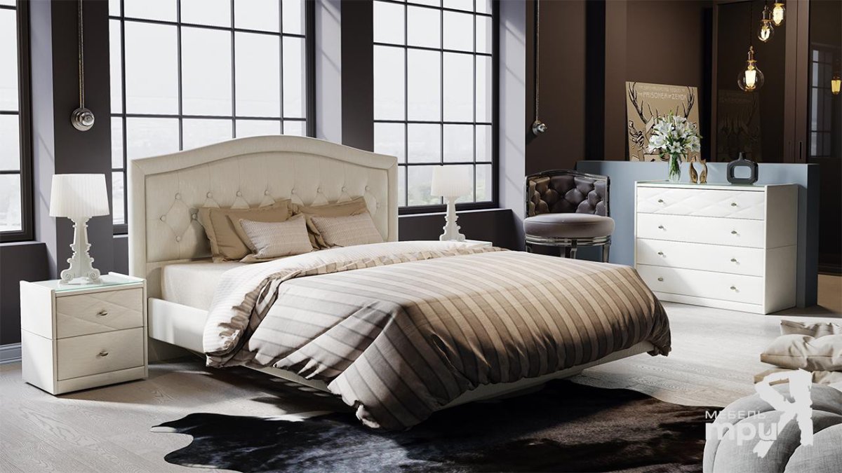 ТРИЯ Адель кровать с мягкой