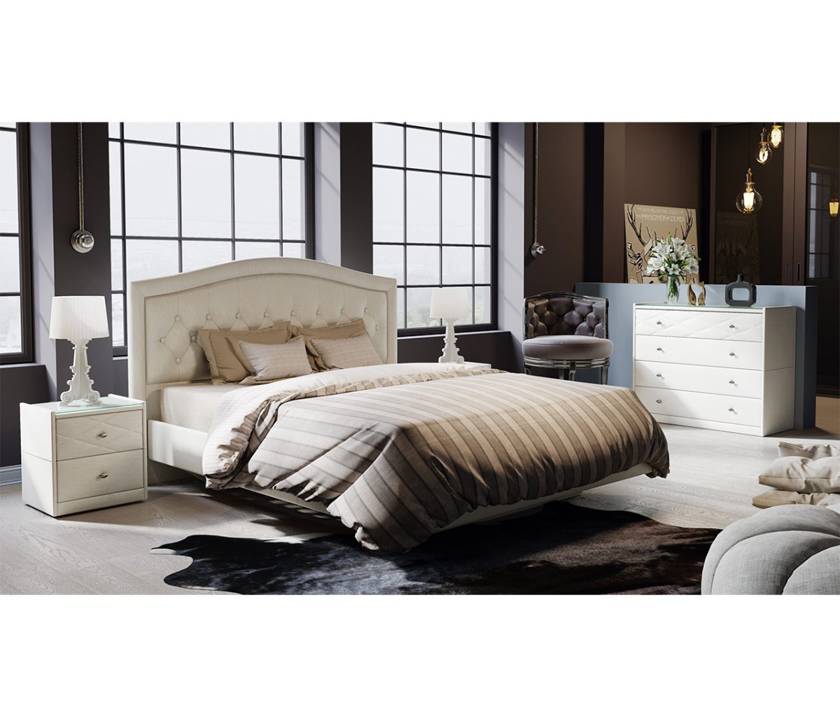 Кровать Адель см-300.01.11(1)