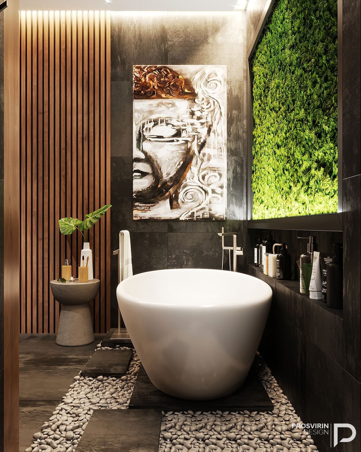 Ванная в стиле Бали