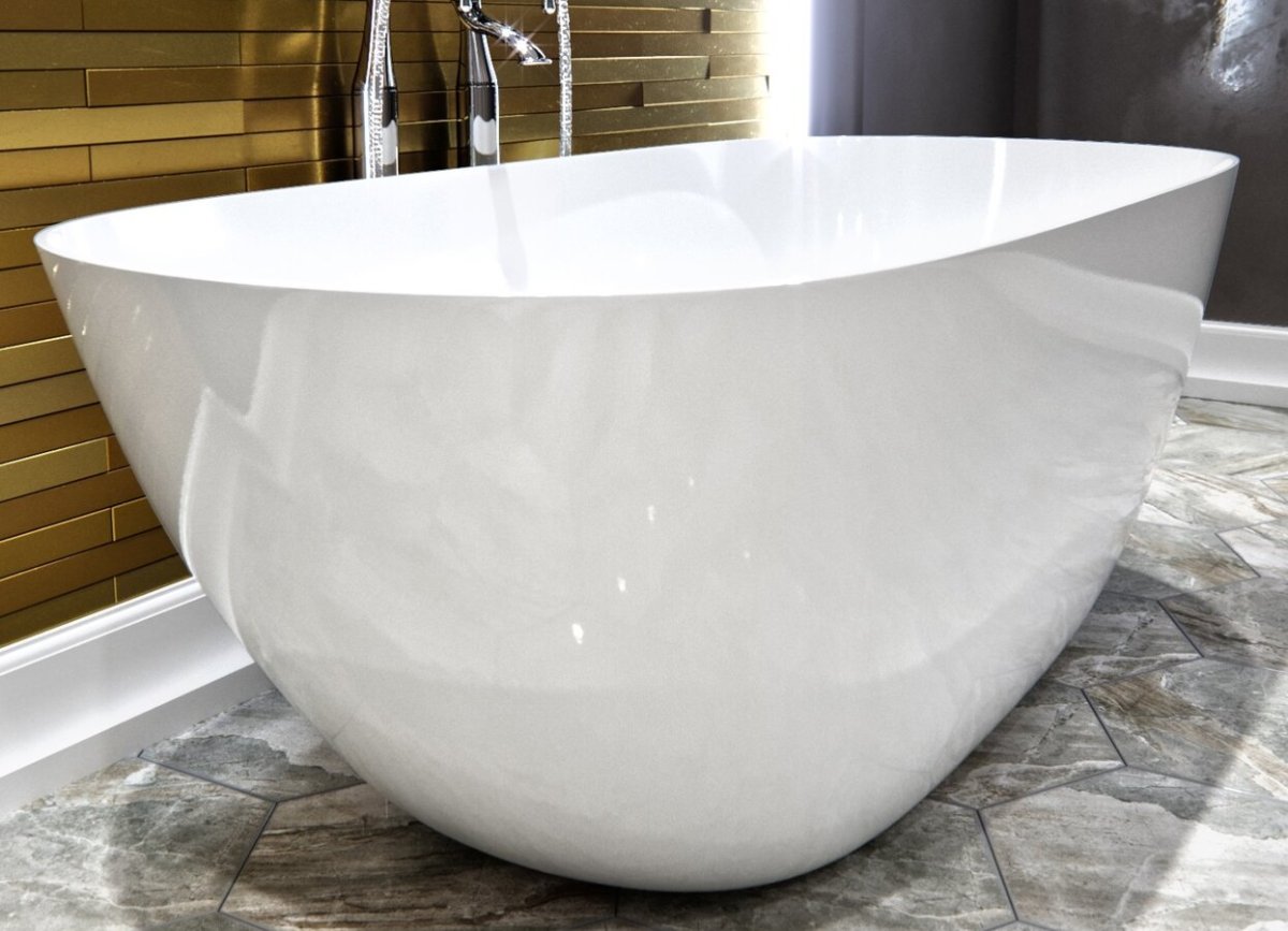 Ванна из литого мрамора AQUASTONE Бали 160