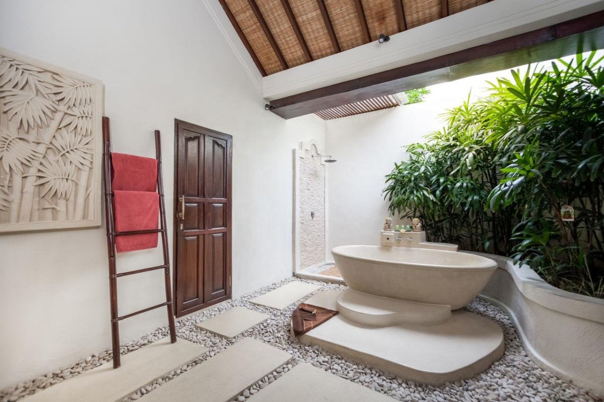 Ванная комната в балийском стиле