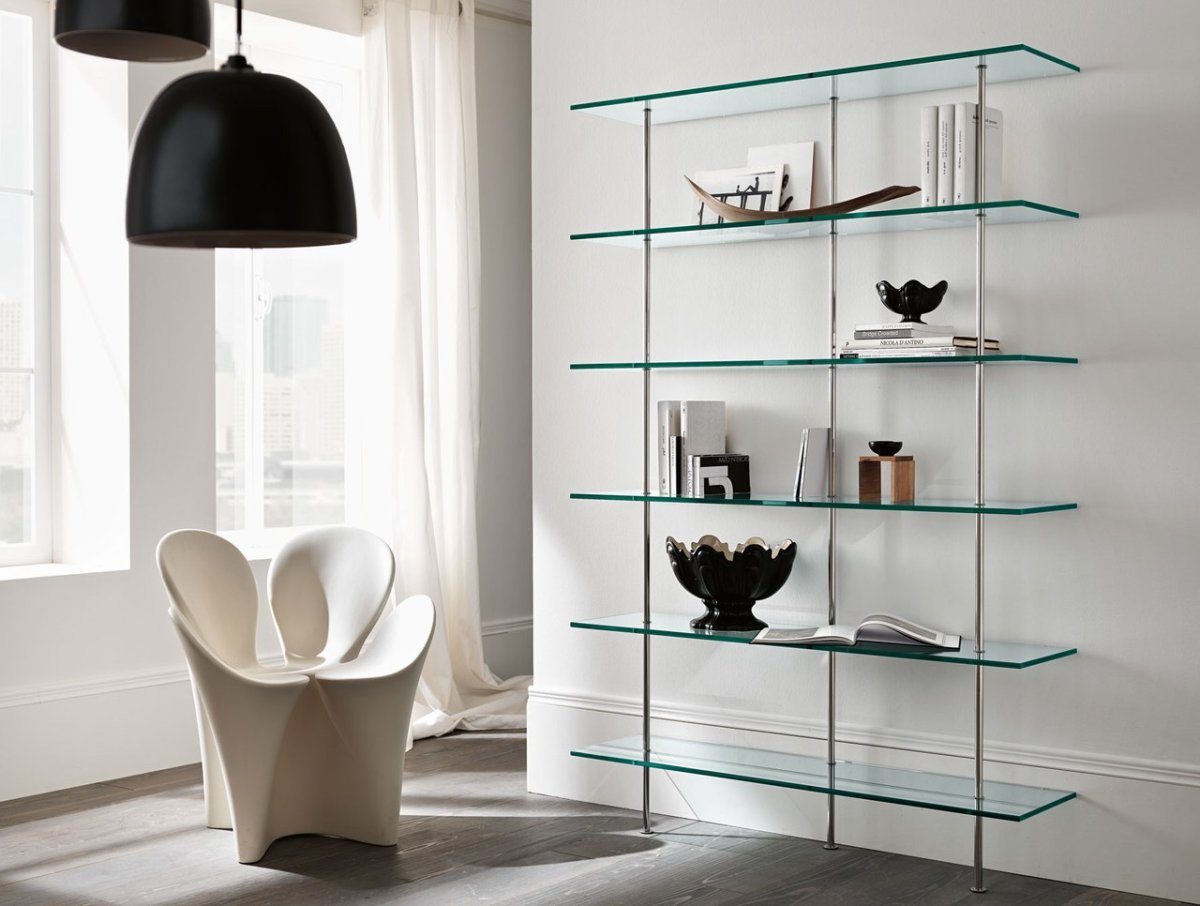 Стеклянные полки