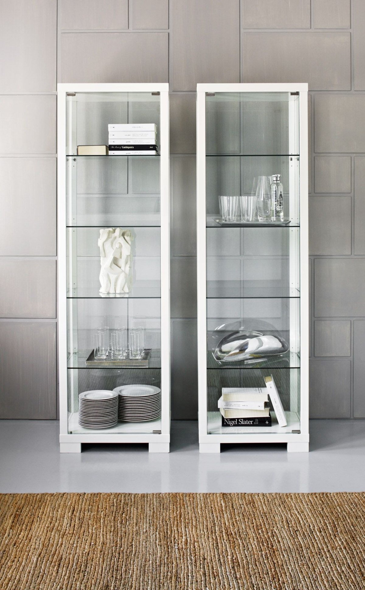 Шкаф витрина икеа мильсбу