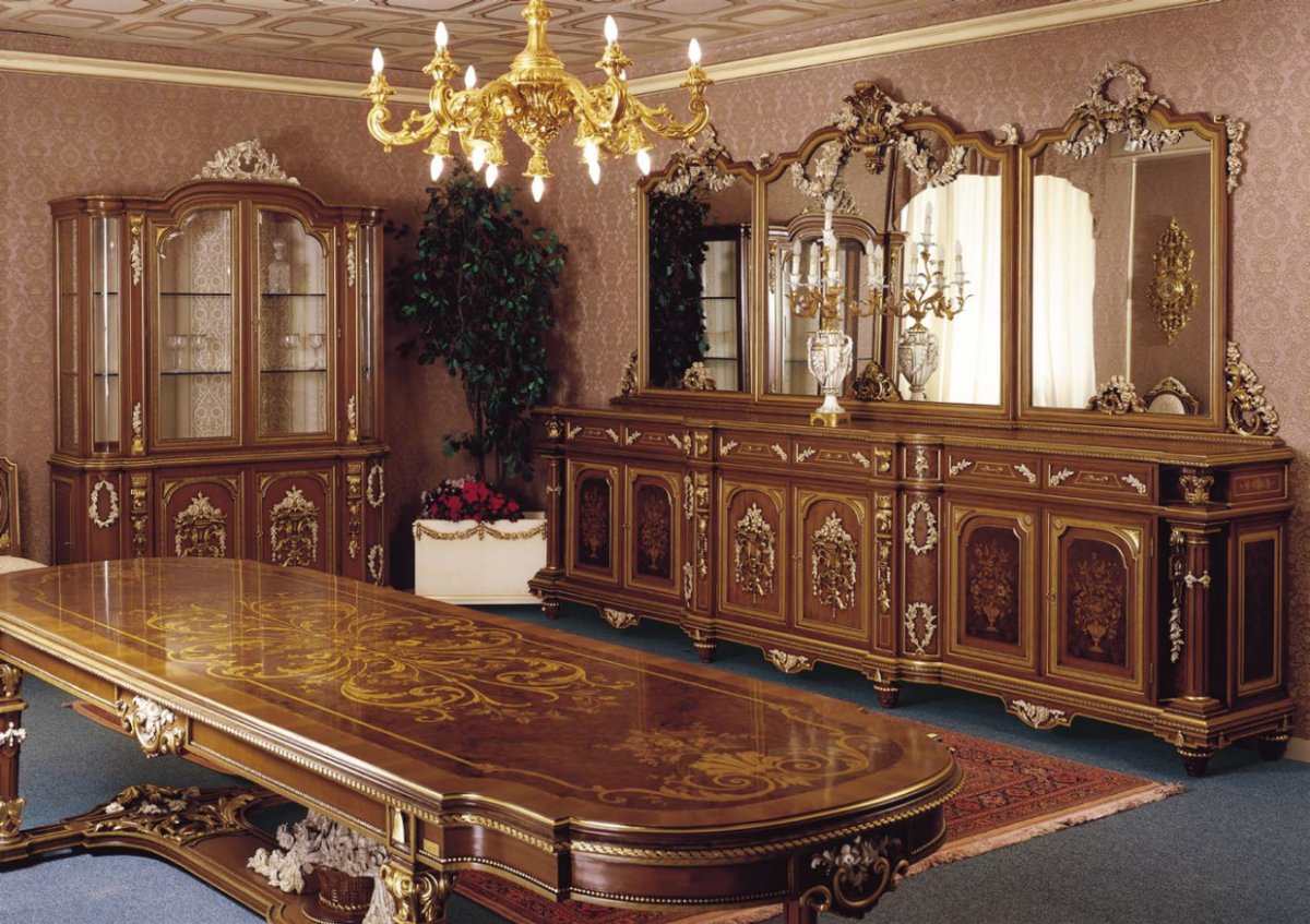 Красивая дубовая мебель