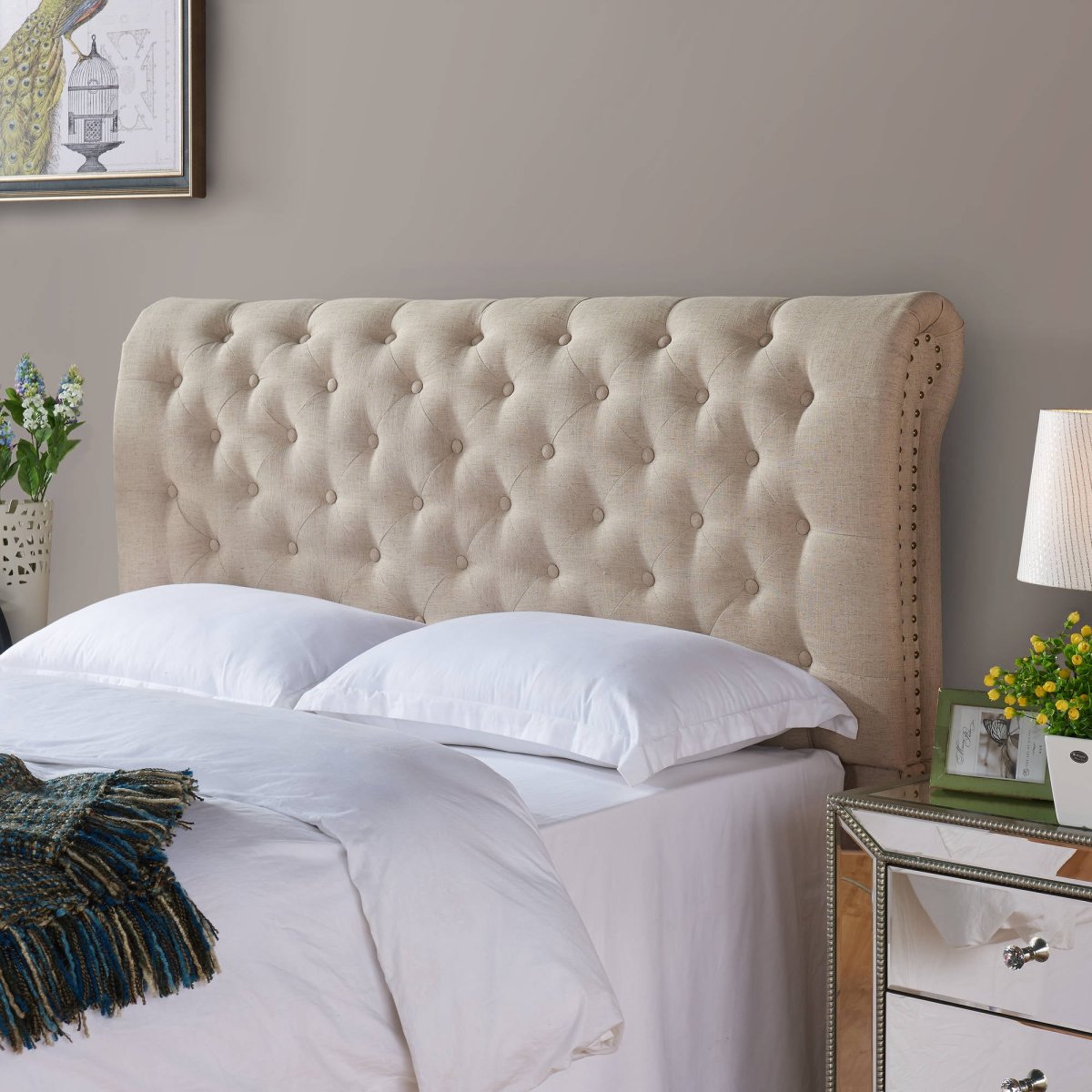 Кровать «Headboard button»