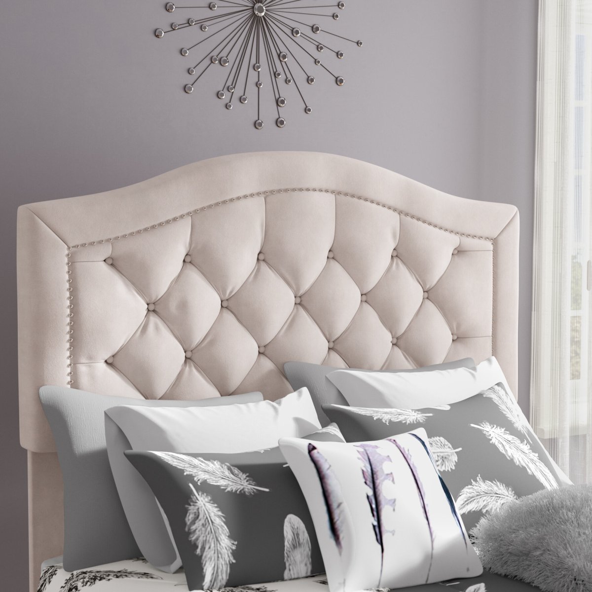 Кровать Tufted Headboard