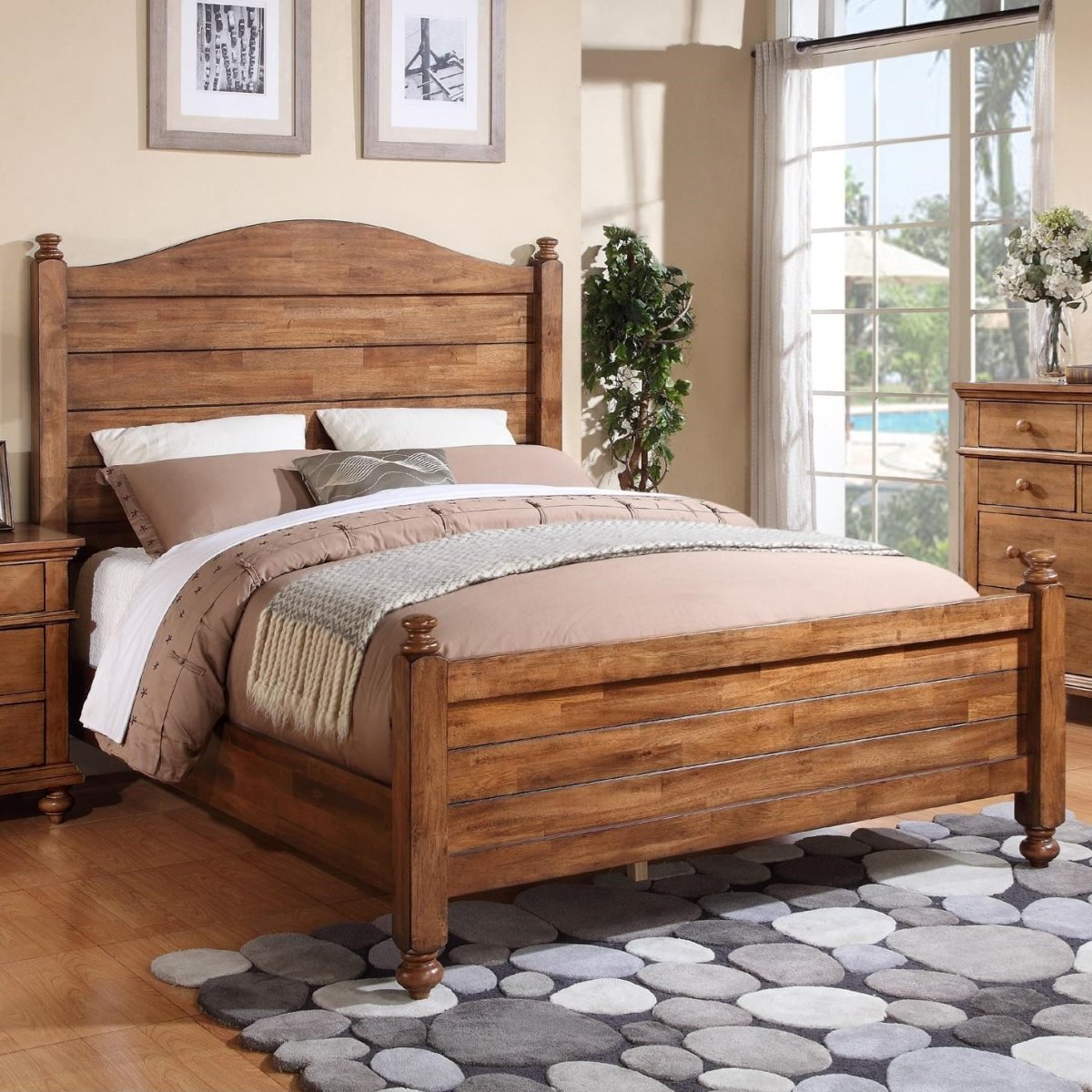 Кровать Валенсия массив дуба