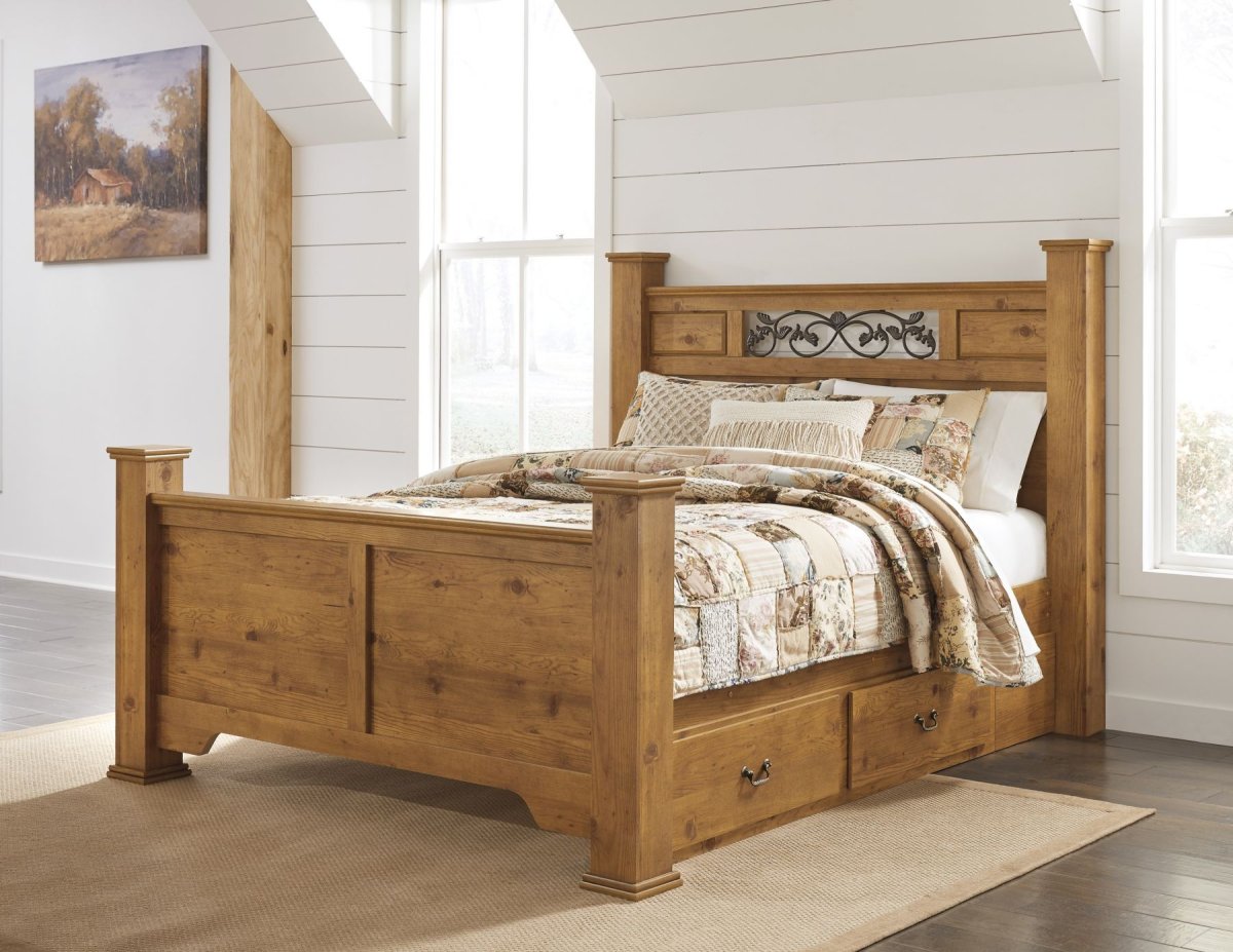 Кровать Кэри массив дерева