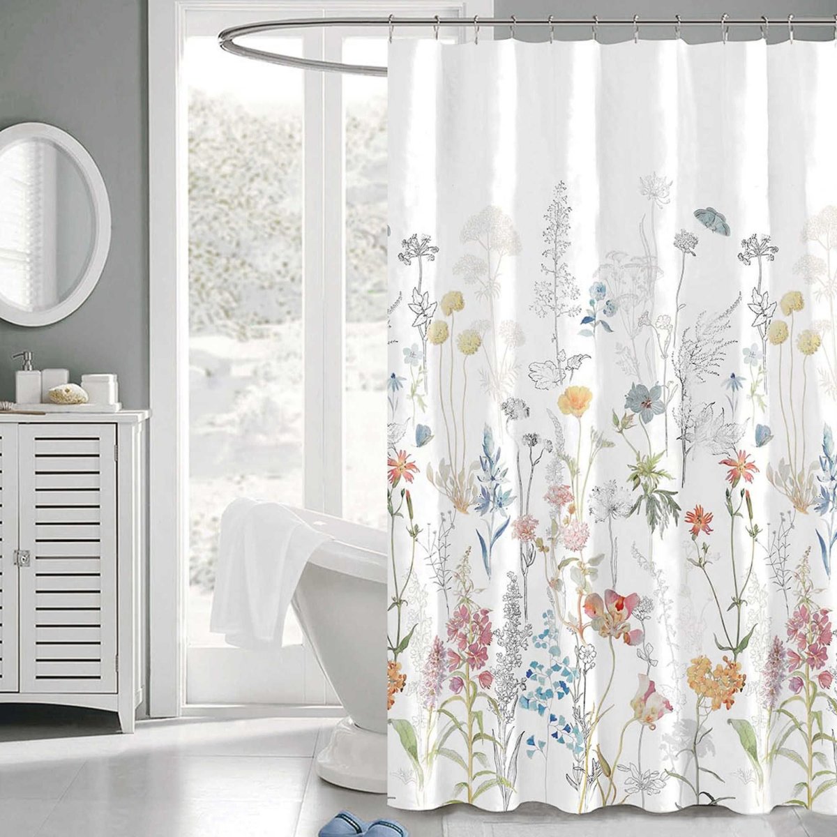 Штора Fabric Shower Curtain